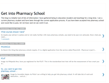 Tablet Screenshot of getintopharmacyschool.blogspot.com