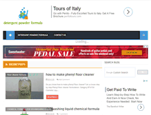 Tablet Screenshot of detergentpowderformula.blogspot.com