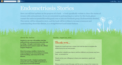 Desktop Screenshot of endometriosisstories.blogspot.com