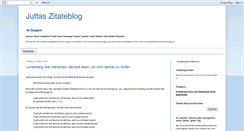 Desktop Screenshot of juttas-zitateblog.blogspot.com