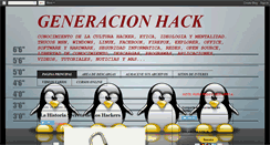 Desktop Screenshot of generacionhack.blogspot.com