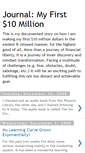 Mobile Screenshot of journalmyfirst10million.blogspot.com