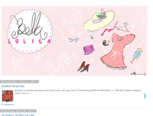 Tablet Screenshot of bella-lolita.blogspot.com