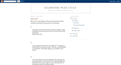 Desktop Screenshot of diamondwaycult.blogspot.com