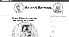 Desktop Screenshot of meandbatman.blogspot.com