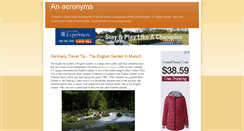 Desktop Screenshot of anacronyms.blogspot.com