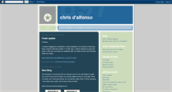 Desktop Screenshot of chrisdalfonso.blogspot.com