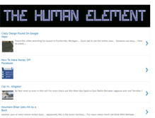 Tablet Screenshot of humanelement.blogspot.com