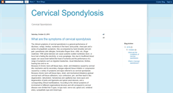 Desktop Screenshot of cervical-spondylosis-rehabilitation.blogspot.com