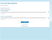 Tablet Screenshot of cervical-spondylosis-rehabilitation.blogspot.com