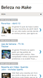 Mobile Screenshot of belezanomake.blogspot.com