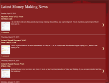 Tablet Screenshot of latestmoneymakingnews.blogspot.com