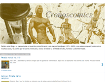 Tablet Screenshot of cronoscomics.blogspot.com