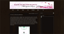 Desktop Screenshot of lifexponent.blogspot.com