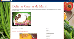 Desktop Screenshot of deliciascaseras25.blogspot.com