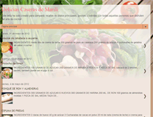Tablet Screenshot of deliciascaseras25.blogspot.com