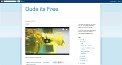 Desktop Screenshot of dudeitsfree.blogspot.com