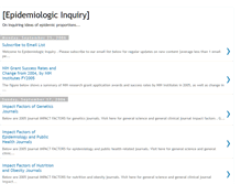 Tablet Screenshot of epidemiologic.blogspot.com