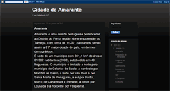 Desktop Screenshot of cidadedeamarante.blogspot.com
