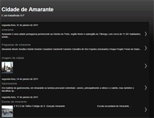 Tablet Screenshot of cidadedeamarante.blogspot.com