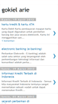 Mobile Screenshot of gokielarie.blogspot.com