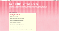 Desktop Screenshot of daslittlesewingroom.blogspot.com