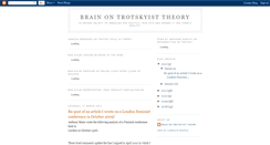 Desktop Screenshot of brainontrotskyisttheory.blogspot.com