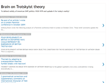 Tablet Screenshot of brainontrotskyisttheory.blogspot.com
