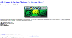 Desktop Screenshot of podcastbatalhadefas.blogspot.com