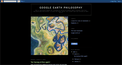 Desktop Screenshot of googleearthphilosophy.blogspot.com