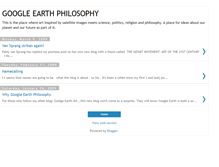 Tablet Screenshot of googleearthphilosophy.blogspot.com