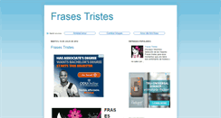 Desktop Screenshot of frases-tristes.blogspot.com