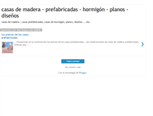 Tablet Screenshot of casas-de-madera-prefabricadas-planos.blogspot.com