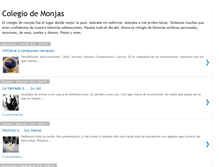 Tablet Screenshot of colegiodemonjas.blogspot.com