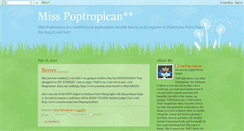 Desktop Screenshot of misspoptropican.blogspot.com