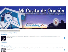 Tablet Screenshot of micasitadeoracion.blogspot.com