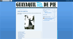 Desktop Screenshot of guayaquildepie.blogspot.com