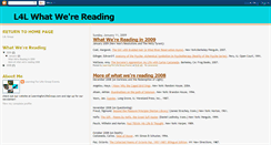 Desktop Screenshot of l4lwhatwearereadingnow.blogspot.com