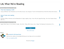 Tablet Screenshot of l4lwhatwearereadingnow.blogspot.com