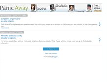 Tablet Screenshot of panicanxietysymptoms.blogspot.com