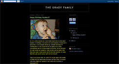 Desktop Screenshot of gradyfamilylife.blogspot.com