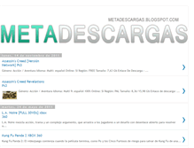 Tablet Screenshot of metadescargas.blogspot.com