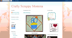 Desktop Screenshot of craftyscrappymomma.blogspot.com