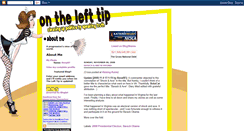 Desktop Screenshot of onthelefttip.blogspot.com