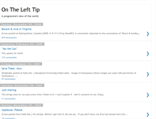 Tablet Screenshot of onthelefttip.blogspot.com