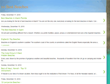 Tablet Screenshot of 10bestbeaches.blogspot.com