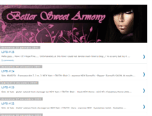 Tablet Screenshot of bettersweetarmony.blogspot.com