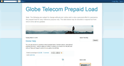 Desktop Screenshot of globeprepaid.blogspot.com