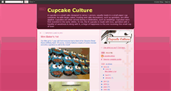 Desktop Screenshot of cupcakeculture.blogspot.com