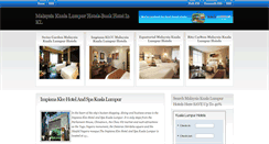 Desktop Screenshot of malaysiakualalumpurhotels.blogspot.com